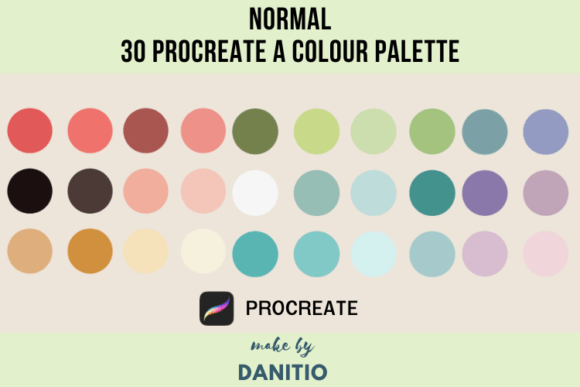 Mastering Digital Color: A Professional Guide to the Normal 30 Procreate Palette