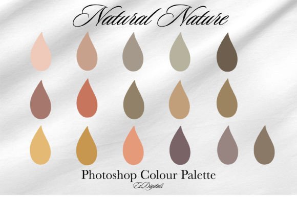 Photoshop Swatches, Natural Nature: A Practical Evaluation for Digital Artists