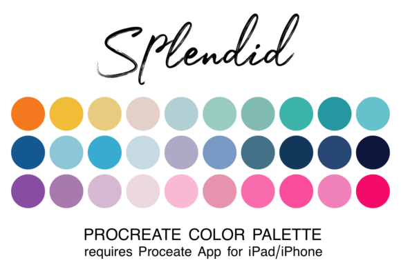 Splendid Procreate Color Palette: Streamline Your Digital Art Workflow