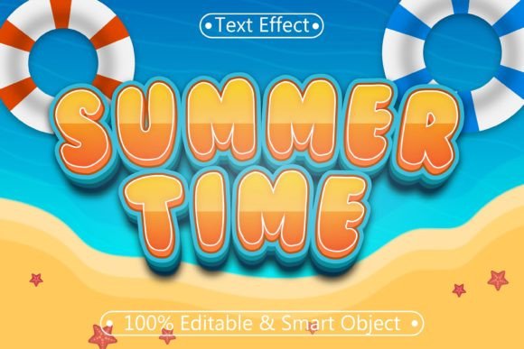 Summer Time Editable Text Effect: Integrating Dynamic Typography into Your Design Workflow