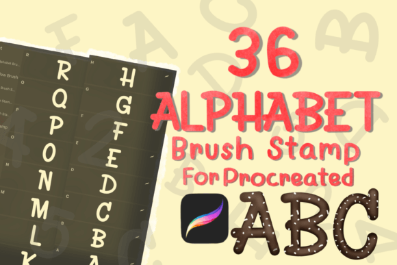 Unlocking Creative Potential with the Alphabet Brush Stamp for Procreate