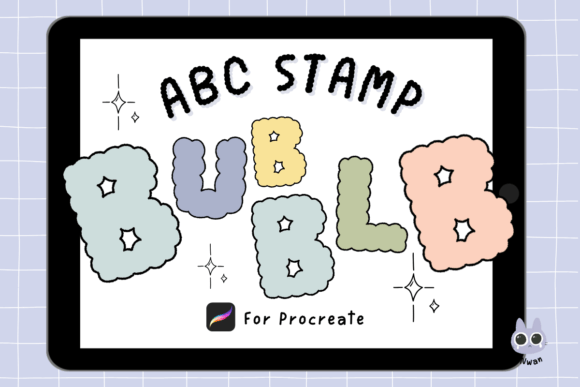 Unlocking Creative Potential with the Bubble Alphabet Procreate Brush Stamp
